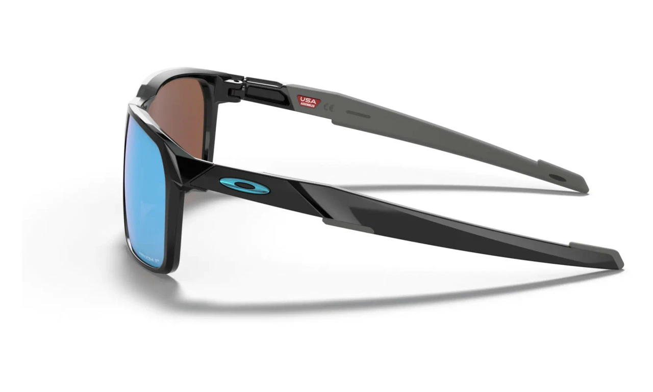 Oakley - Portal X Performance And Lifestyle Sunglasses - Polished Black Frame And Arms; Prizm Deep H2O Polarised Lenses - Image 5