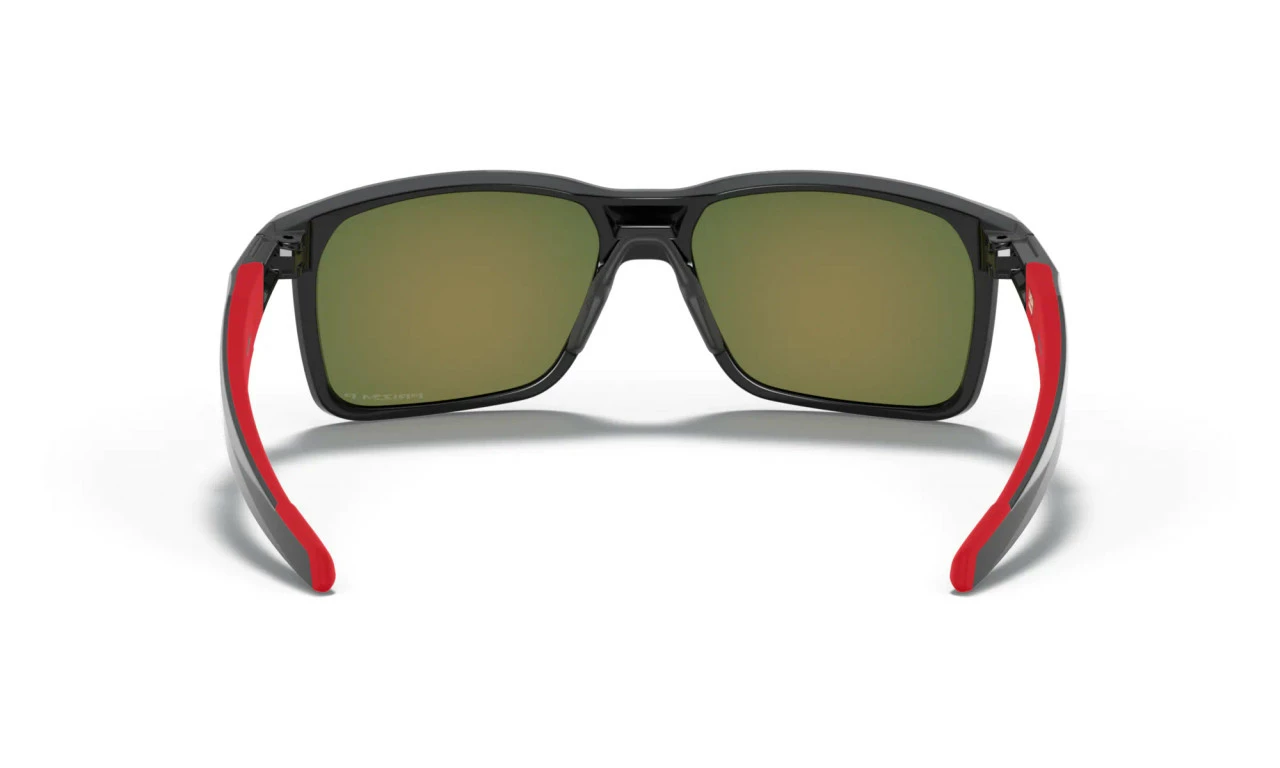 Oakley - Portal X Performance And Lifestyle Sunglasses - Polished Black Frame And Arms: Prizm Deep H2O Prizm Ruby Polarised Lenses - Image 6