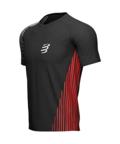 Compressport - Performance Short Sleeve Tshirt - Men's - Black/Red