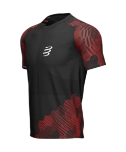 Compressport - Racing Short Sleeve Tshirt - Men's - Black/Red