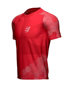 Compressport - Racing Short Sleeve Tshirt - Men's - Red/White