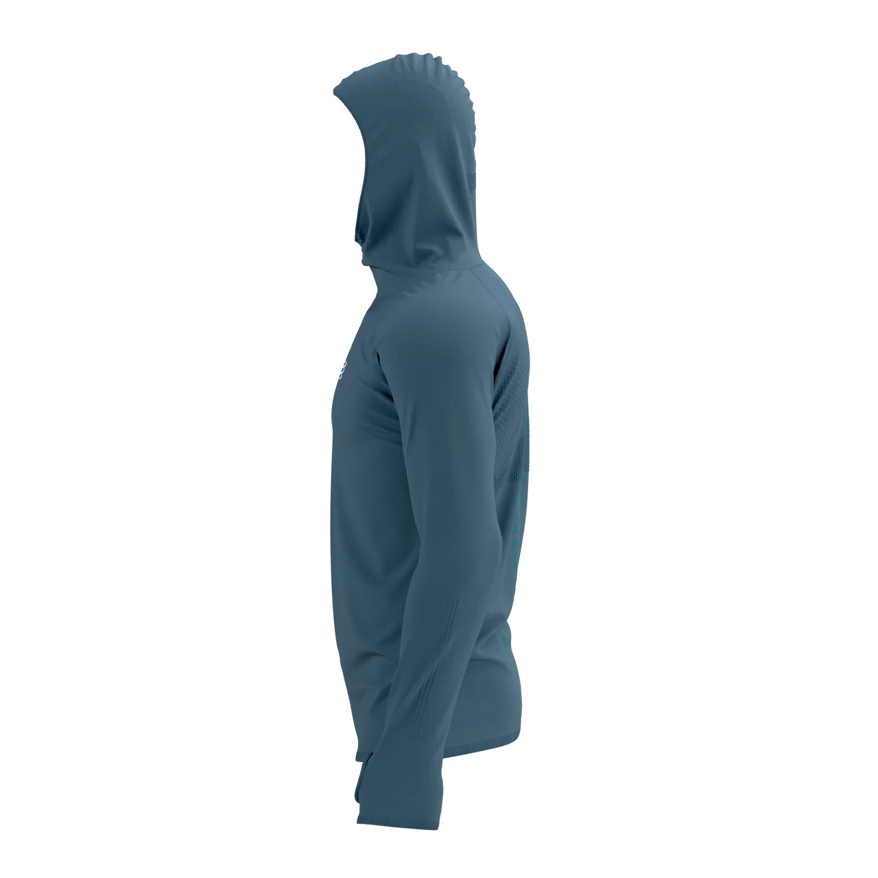 Compressport - 3D Thermo Seamless Hoodie Zip - Born To SwimBikeRun - Men's - Image 6