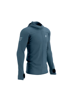 Compressport - 3D Thermo Seamless Hoodie Zip - Born To SwimBikeRun - Men's
