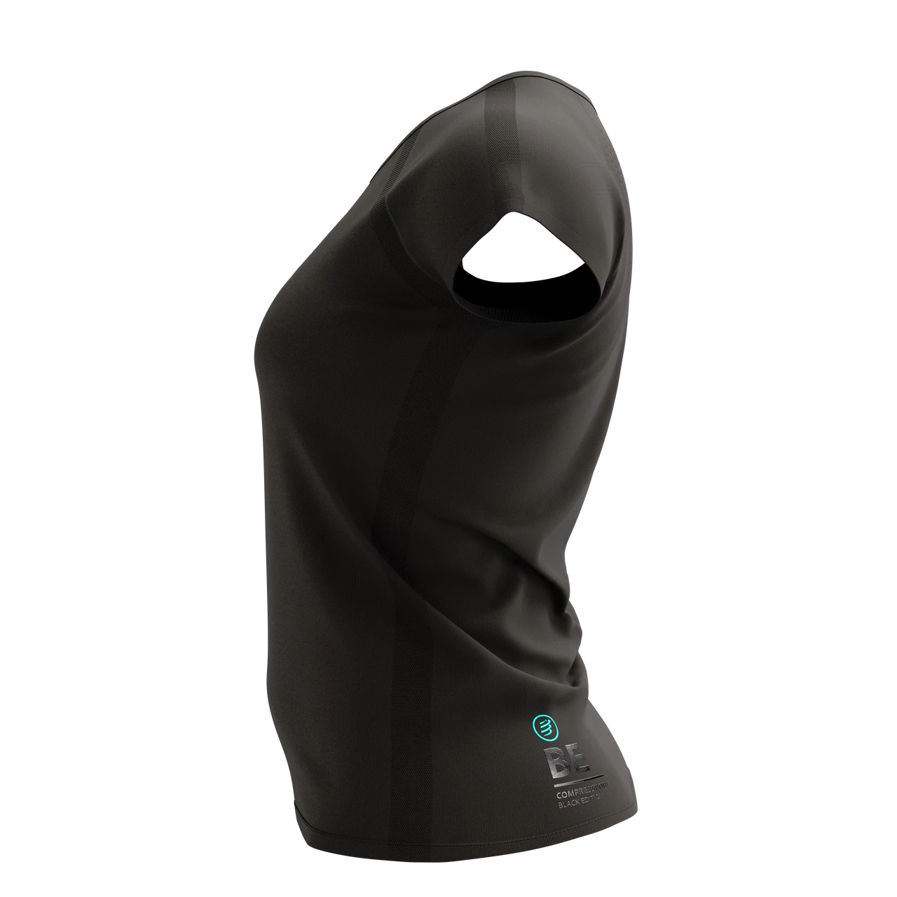 Compressport - Training Tshirt Short Sleeve - Black Edition - Women's - Image 2