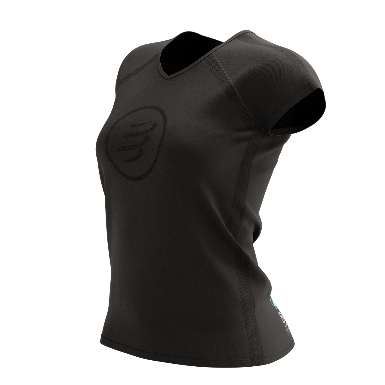 Compressport - Training Tshirt Short Sleeve - Black Edition - Women's - Image 5