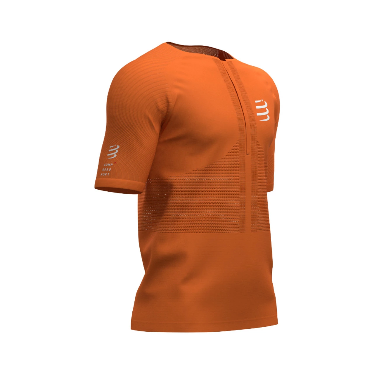 Compressport - Men's Trail Half-Zip Fitted Short-Sleeved Top 2 Compressport - Men's Trail Half-Zip Fitted Short-Sleeved Top - Image 2