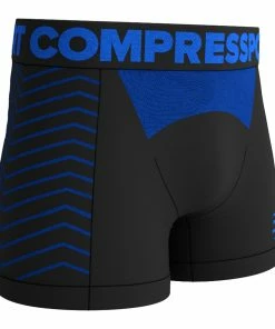 Compressport - Men's Seamless Boxer Shorts - Black