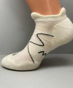 MOGGANS - No Show Socks - White - Unisex