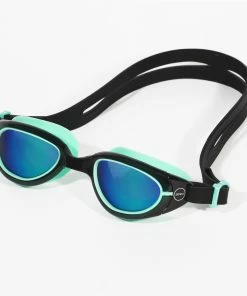 Zone 3 Zone3 - Kids Aquahero Goggle - Black/Green - Lens : Green Mirror Revo - Youth - 2023