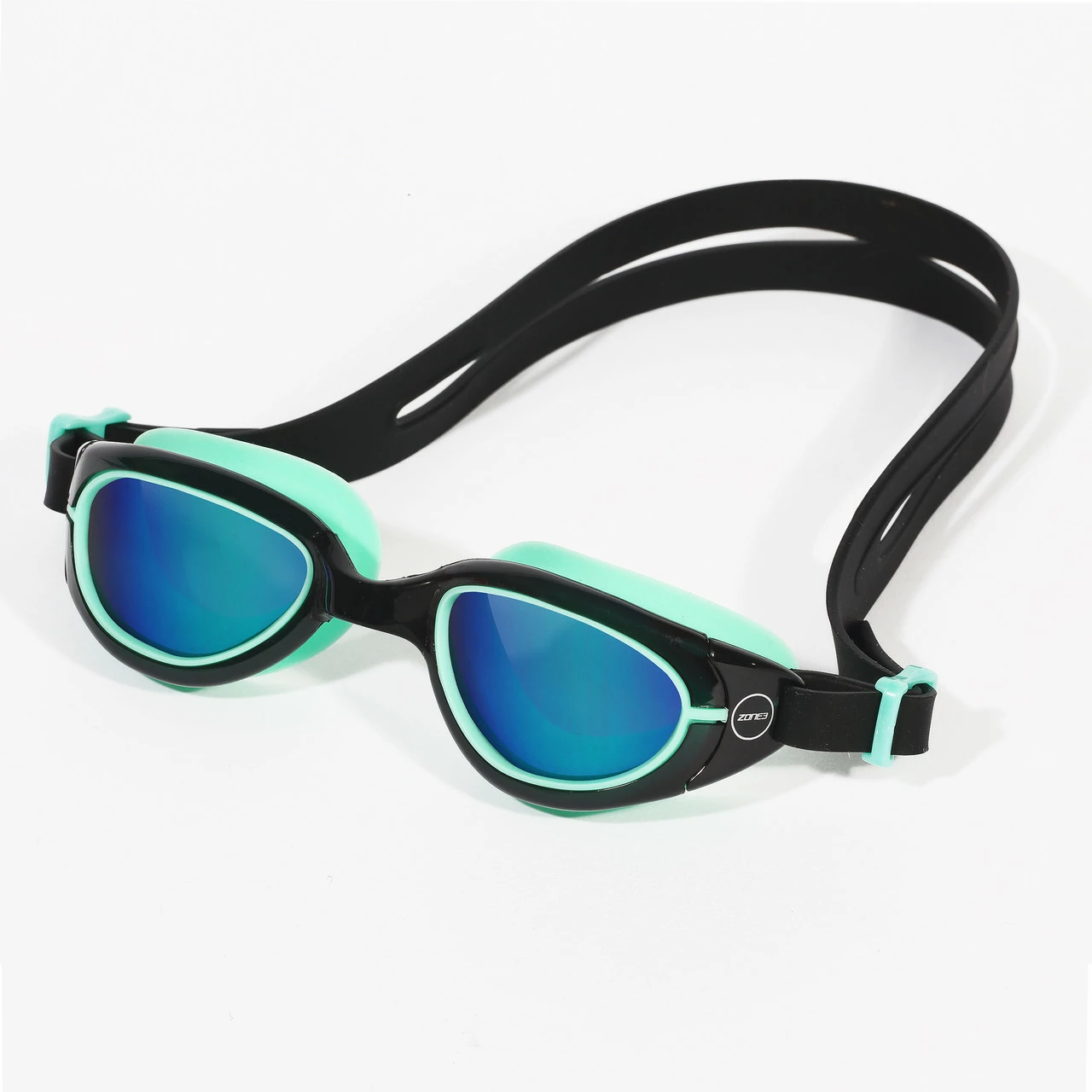 Zone 3 Zone3 - Kids Aquahero Goggle - Black/Green - Lens : Green Mirror Revo - Youth - 2023