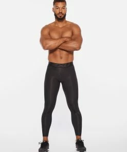 2XU - Men's Motion Compression Tights - Black/Nero -2XU-shop MA6489b BLK NRO 03 06044.1618316221