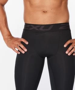 2XU - Men's Motion Compression Tights - Black/Nero -2XU-shop MA6489b BLK NRO 19 80573.1618316221