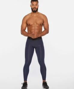 2XU - Men's Motion Compression Tights - Midnight/Nero - 2023 -2XU-shop MA6489b MDN NRO 02 64166.1618316229