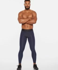2XU - Men's Motion Compression Tights - Midnight/Nero - 2023 -2XU-shop MA6489b MDN NRO 03 35520.1618316229