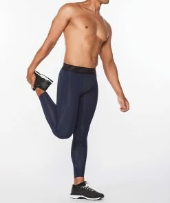 2XU - Men's Motion Compression Tights - Midnight/Nero - 2023 -2XU-shop MA6489b MDN NRO 18 30115.1618316229