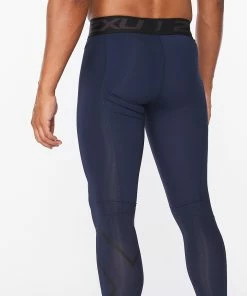 2XU - Men's Motion Compression Tights - Midnight/Nero - 2023 -2XU-shop MA6489b MDN NRO 20 96049.1618316229