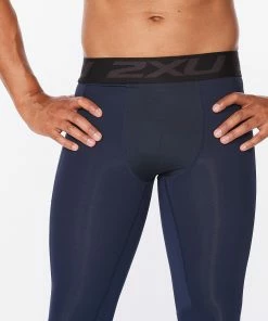 2XU - Men's Motion Compression Tights - Midnight/Nero - 2023 -2XU-shop MA6489b MDN NRO 21 43593.1618316229