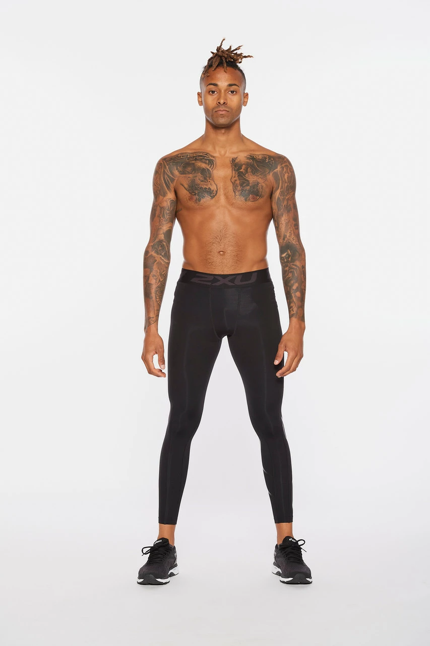 2XU - Ignition Men's Compression Tights - Black/Nero 13 2XU - Ignition Men's Compression Tights - Black/Nero - Image 13