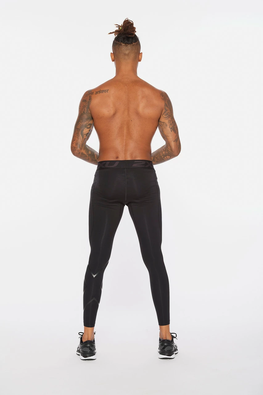 2XU - Ignition Men's Compression Tights - Black/Nero 15 2XU - Ignition Men's Compression Tights - Black/Nero - Image 15