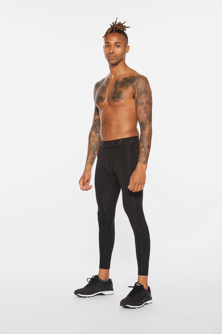 2XU - Ignition Men's Compression Tights - Black/Nero 16 2XU - Ignition Men's Compression Tights - Black/Nero - Image 16