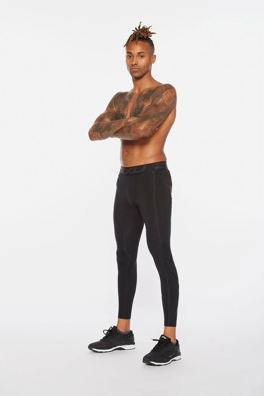 2XU - Ignition Men's Compression Tights - Black/Nero 11 2XU - Ignition Men's Compression Tights - Black/Nero - Image 11