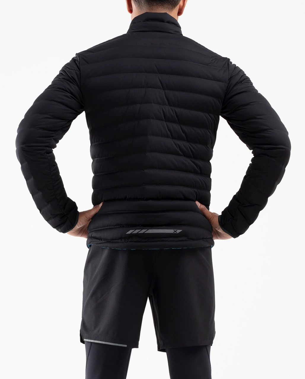 2XU - PURSUIT Insulation Jacket - Men's - Black/Ultra Aqua - Image 2