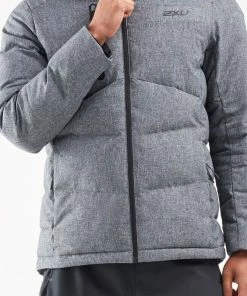 2XU - Men's Utility Insulation Jacket - Crosshatch/Black - Autumn/Winter