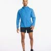 2XU - Light Speed WP Jacket - Men's - Starling/Turmeric Reflective