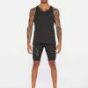 2XU - Light Speed Men's Tech Singlet - Black/Black Reflective