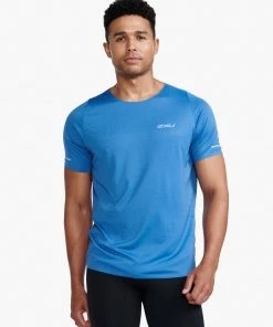 2XU - Light Speed Tech Tee - Men's - Starling/Black Reflective