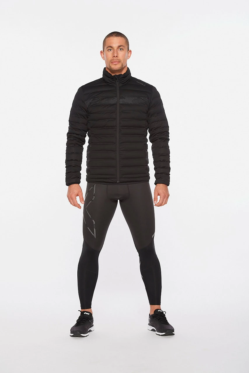 2XU - Ignition Men's Insulated Jacket - Black/Black Reflective