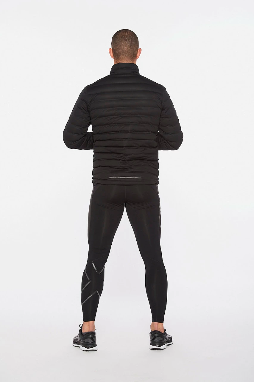 2XU - Ignition Men's Insulated Jacket - Black/Black Reflective - Image 8