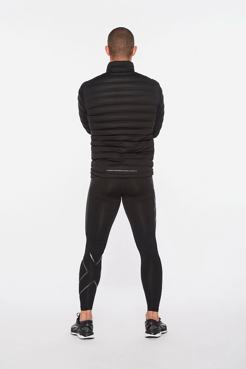 2XU - Ignition Men's Insulated Jacket - Black/Black Reflective - Image 4