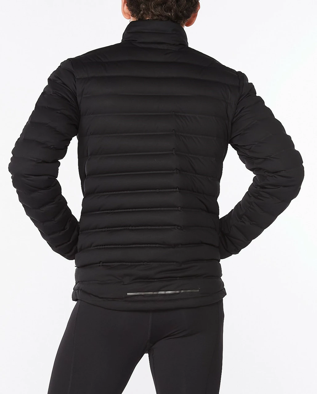 2XU - Ignition Men's Insulated Jacket - Black/Black Reflective - Image 6