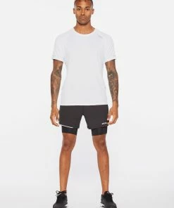 2XU - Aero Men's T-shirt - White/Silver Reflective - 2023