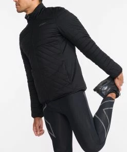 2XU - Ignition Insulation Jacket - Men's - Black/Turbulence 24 2XU - Ignition Insulation Jacket - Men's - Black/Turbulence -2XU-shop MR6594a BLK TRB 07 79300.1666617183
