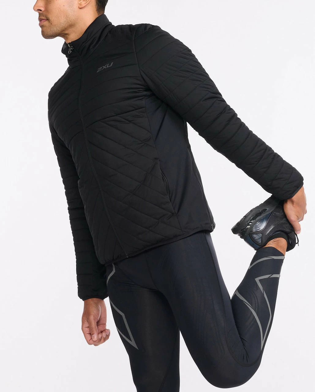 2XU - Ignition Insulation Jacket - Men's - Black/Turbulence 3 2XU - Ignition Insulation Jacket - Men's - Black/Turbulence - Image 3
