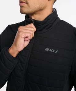 2XU - Ignition Insulation Jacket - Men's - Black/Turbulence 29 2XU - Ignition Insulation Jacket - Men's - Black/Turbulence -2XU-shop MR6594a BLK TRB 19 08149.1666617184