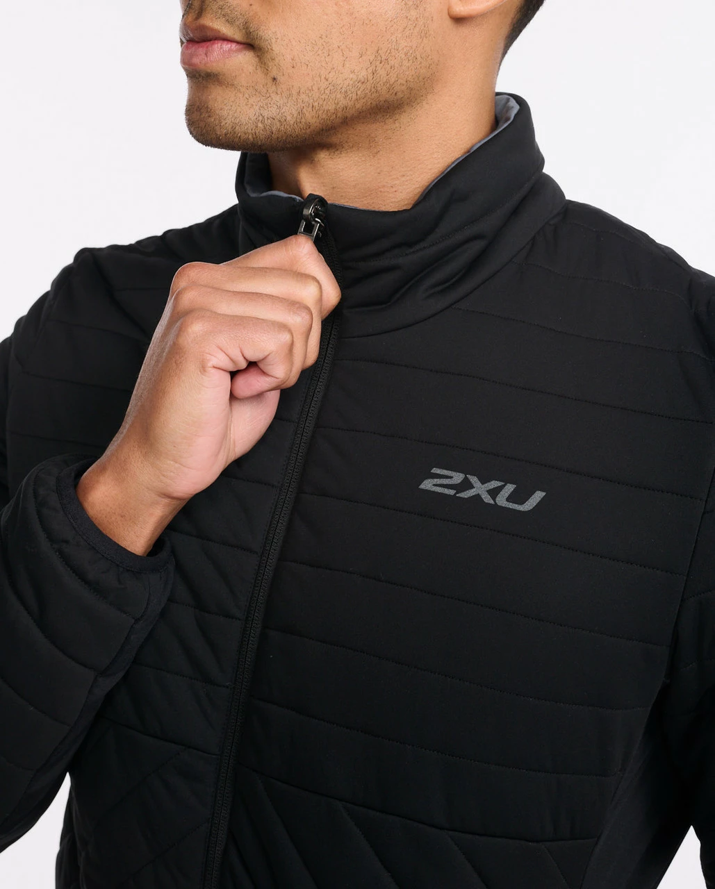 2XU - Ignition Insulation Jacket - Men's - Black/Turbulence 8 2XU - Ignition Insulation Jacket - Men's - Black/Turbulence - Image 8