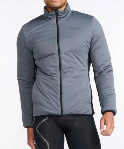 2XU - Ignition Insulation Jacket - Men's - Black/Turbulence 25 2XU - Ignition Insulation Jacket - Men's - Black/Turbulence -2XU-shop MR6594a BLK TRB 23 28445.1666617245