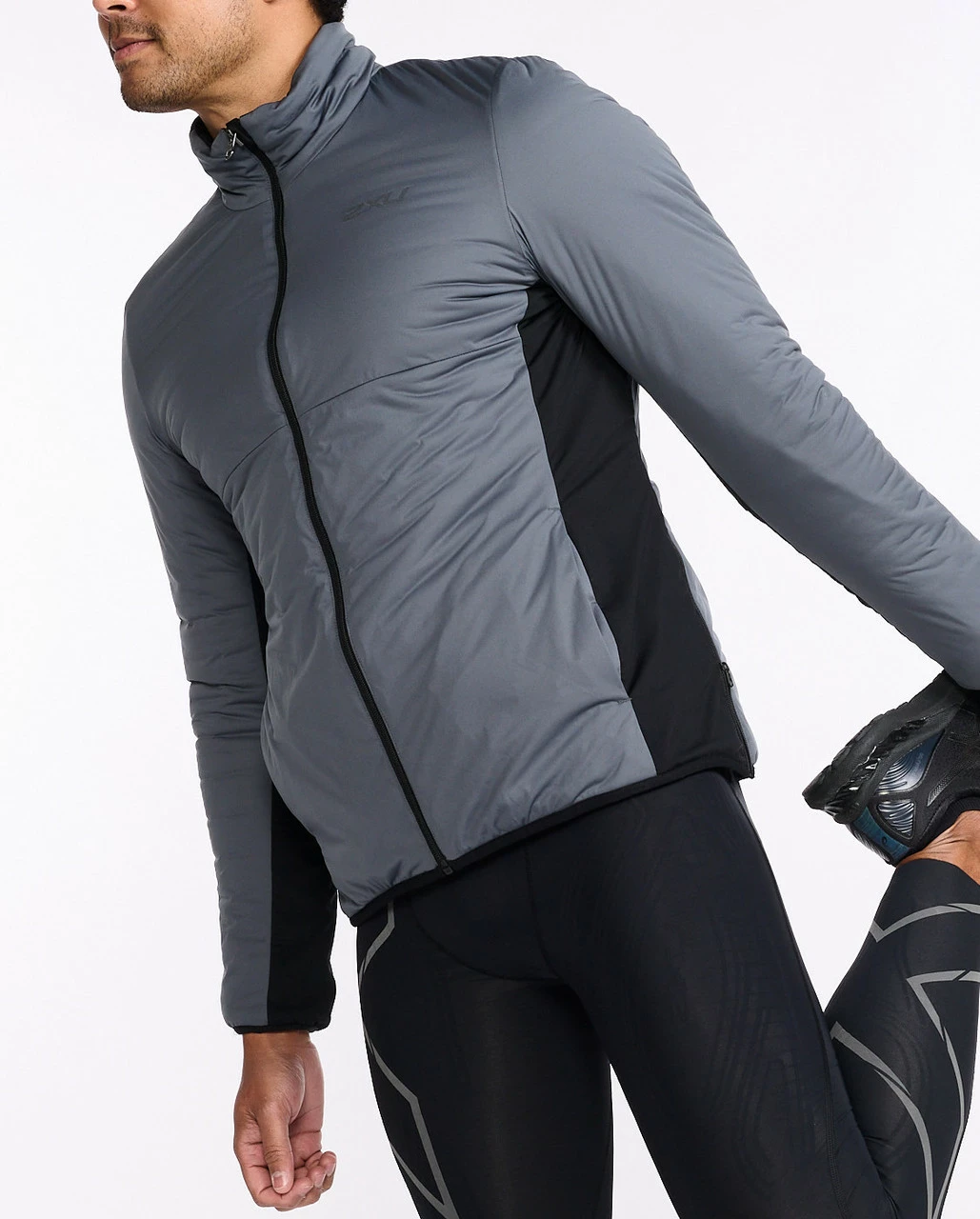 2XU - Ignition Insulation Jacket - Men's - Black/Turbulence 13 2XU - Ignition Insulation Jacket - Men's - Black/Turbulence - Image 13