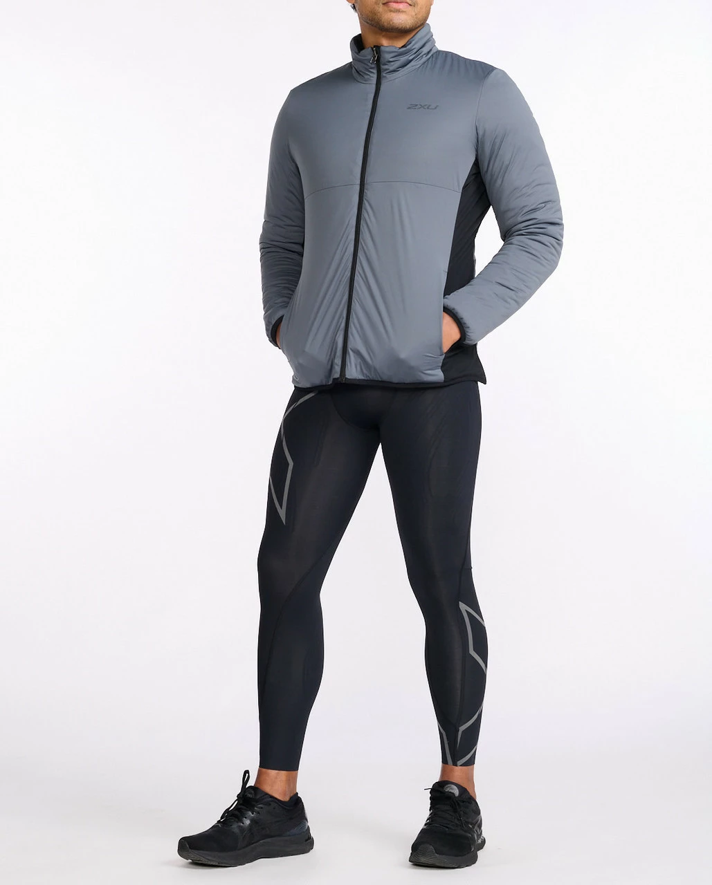 2XU - Ignition Insulation Jacket - Men's - Black/Turbulence 19 2XU - Ignition Insulation Jacket - Men's - Black/Turbulence - Image 19
