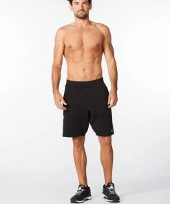 2XU - Commute 9 Inch Shorts - Men's - Black/Turbulence