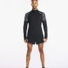 2XU - Light Speed 1/2 Zip - Men's - Black/Silver Reflective