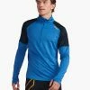 2XU - Light Speed 1/2 Zip - Men's - Starling/Turmeric Reflective