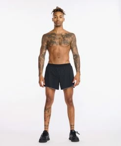 2XU - Light Speed 5 Inch Short - Men's - Black/Black Reflective