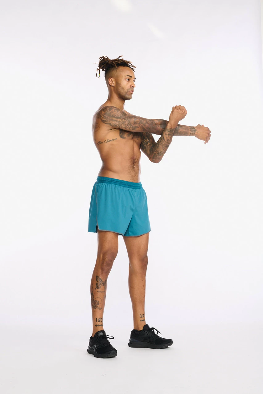 2XU - Light Speed 5 Inch Short - Men's - Oceanside/Black Reflective - Image 9