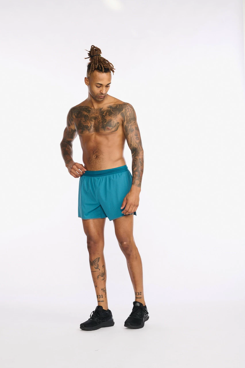 2XU - Light Speed 5 Inch Short - Men's - Oceanside/Black Reflective - Image 14