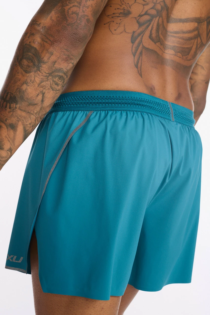 2XU - Light Speed 5 Inch Short - Men's - Oceanside/Black Reflective - Image 16