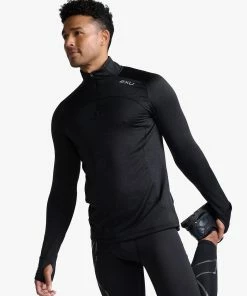 2XU - Ignition 1/4 Zip - Men's - Black/Silver Reflective - 2023 32 2XU - Ignition 1/4 Zip - Men's - Black/Silver Reflective - 2023 -2XU-shop MR6830a BLK SRF 04 62874.1666697470